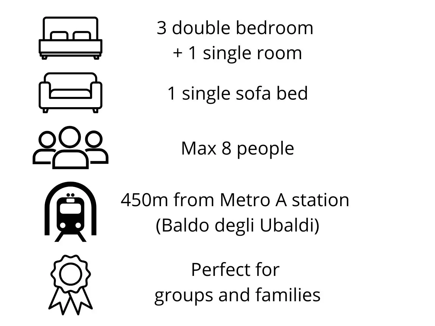 Charming apartment in Rome