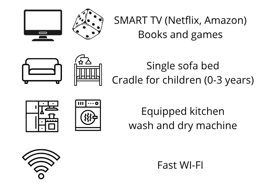 ROME MONTEVERDE APARTMENT DOUBLE ROOM WITH PRIVATE BATHROOM