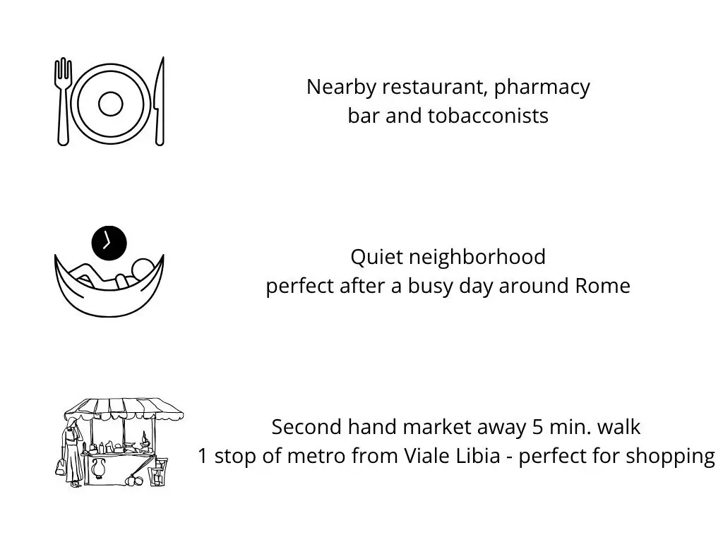 ROME CONCA D'ORO APARTMENT DOUBLE ROOME DOUBLE BATHROOM